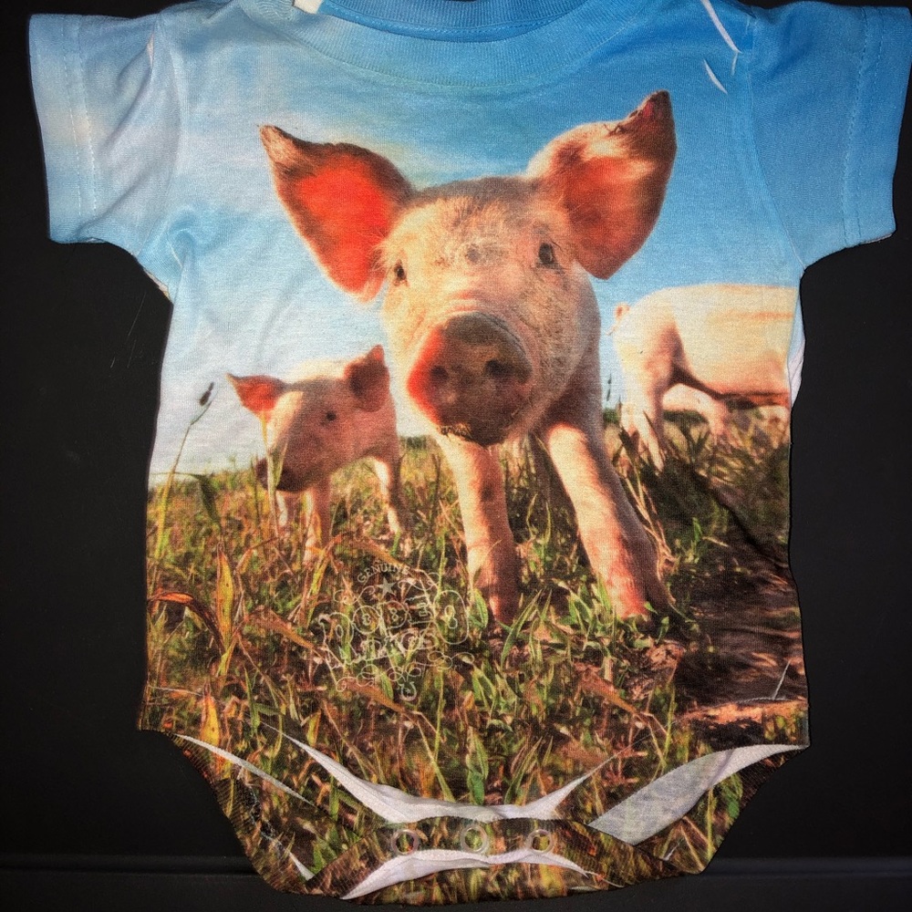 Genuine Rodeo Rags pigs onsie - Picture 3 of 7